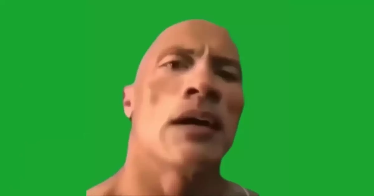 The Rock Sus Green Screen Meme Download Video