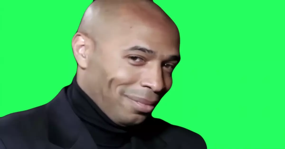 Thierry Henry Smile Green Screen Meme Download Video