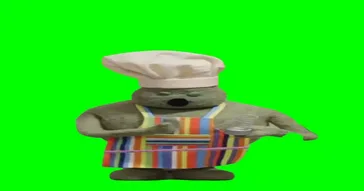 Tiny Chef Gobble Gobble Green Screen Meme Download Video