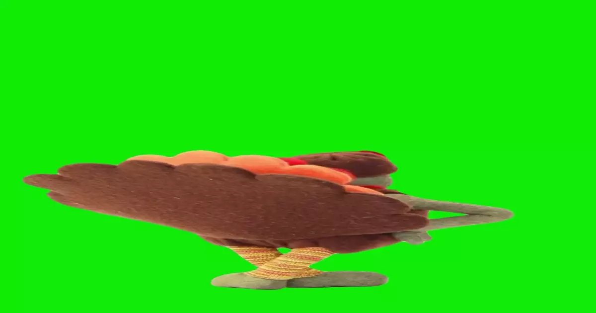 Tinychef Turkey Dance Green Screen Meme Download Video
