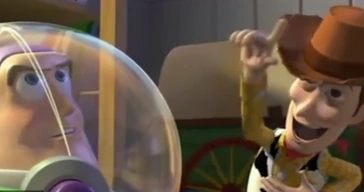 Toy Story Woody Laughing