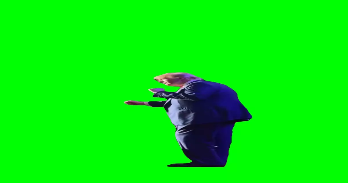 Trump Dance With Golf Swing Green Screen Meme Download Video