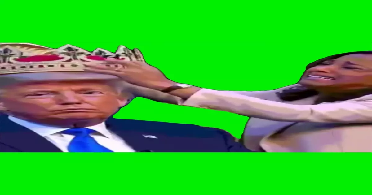 Trump Gets Crowned Green Screen Meme Download Video