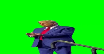 Trump Dance With Golf Swing Green Screen Meme Download Video