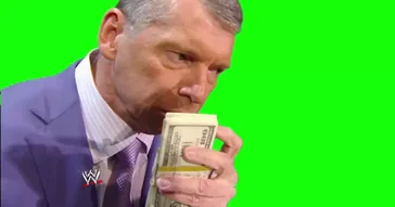 Vince Mcmahon Smelling Money Green Screen Meme Video