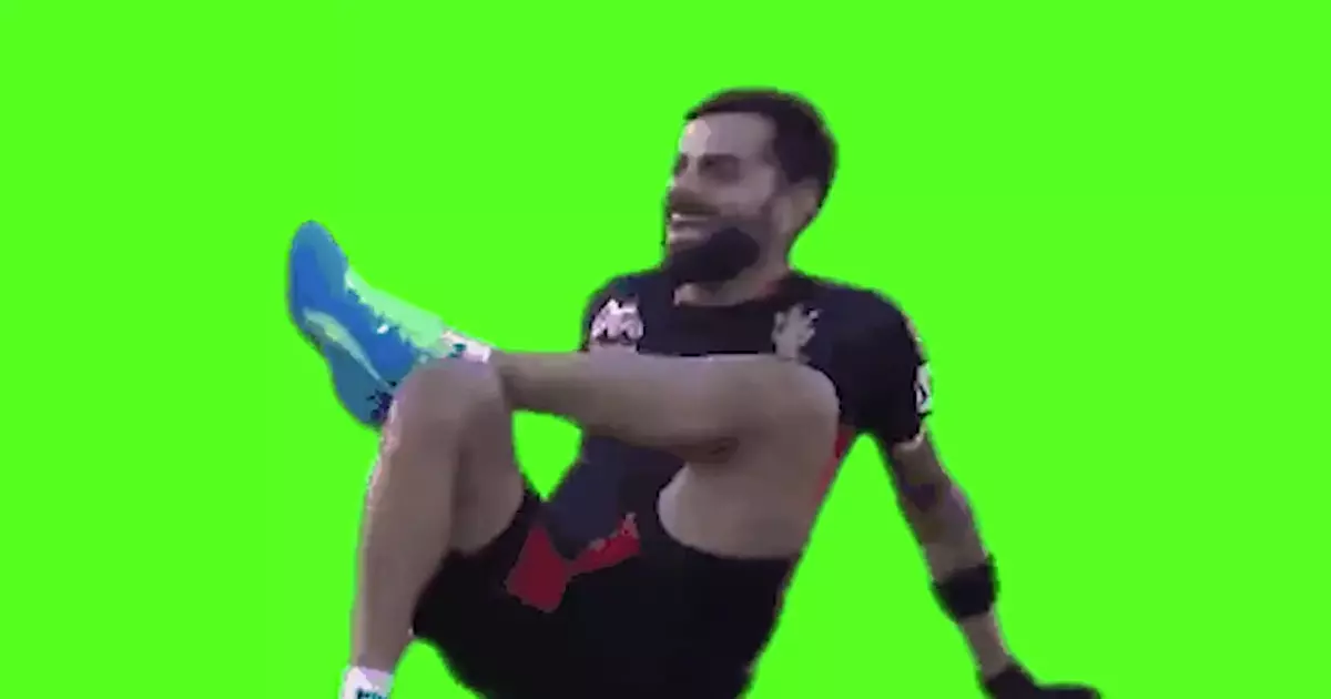 Virat Kohli Dance Warmup Green Screen Meme Download Video
