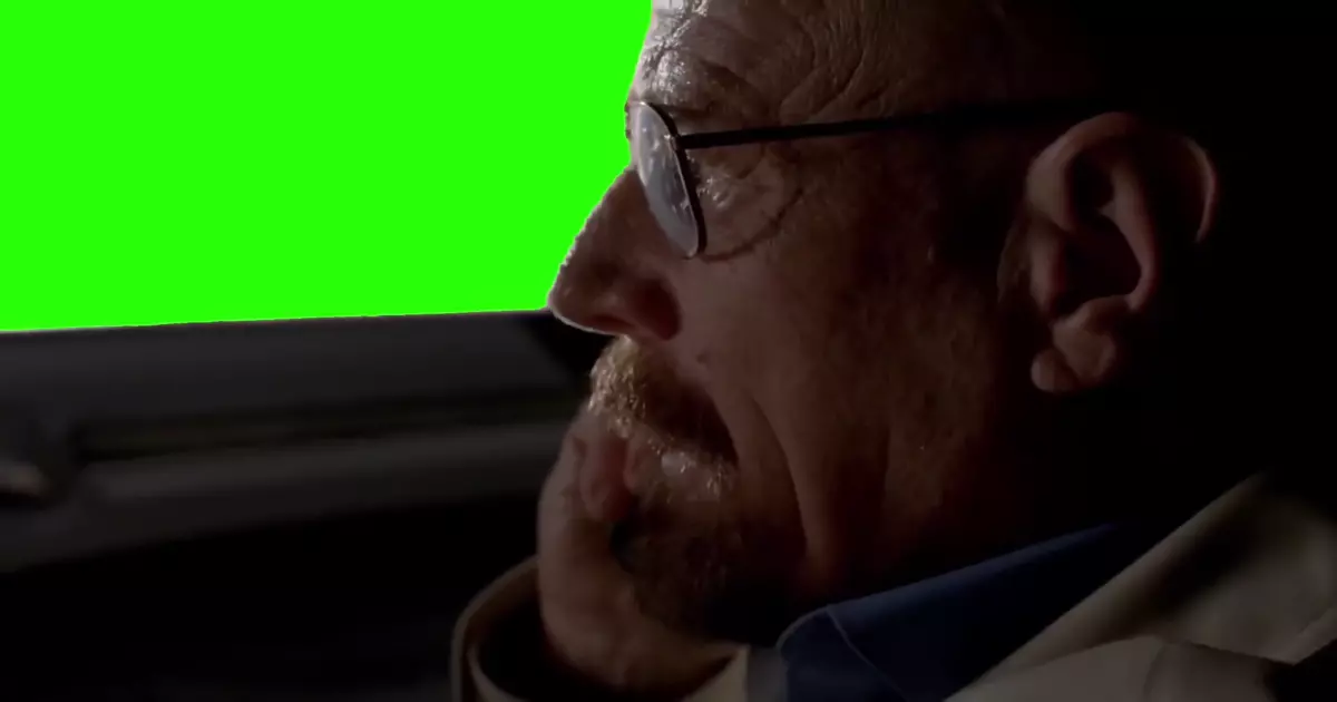 Walter White Driving Green Screen Meme Download Video