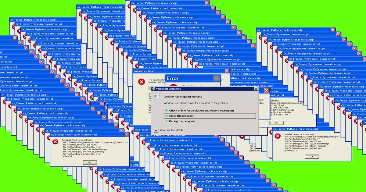 Windows Xp Virus Error Green Screen Meme Download Video