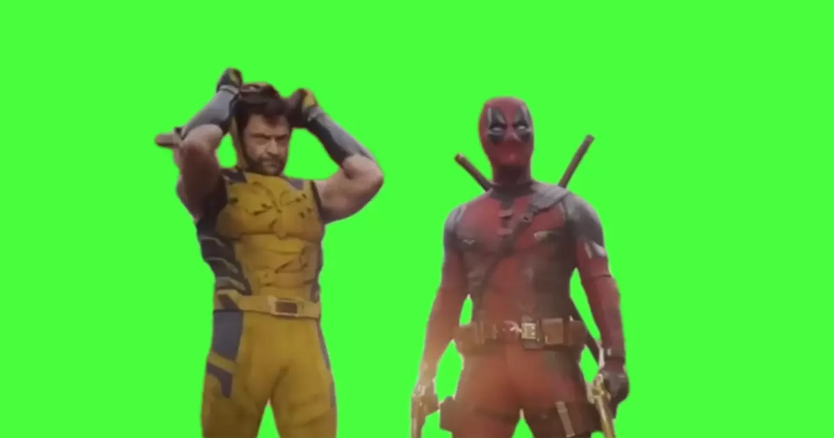 Wolverine Puts Mask Scene Leaked Green Screeen Meme Download Video