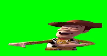 Woody Laughing Green Screen Meme Video